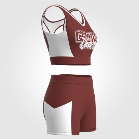 create your own youth cheer practice uniform red 5