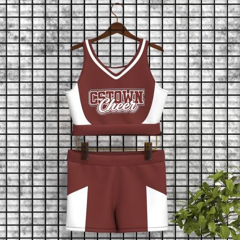 create your own youth cheer practice uniform red 0