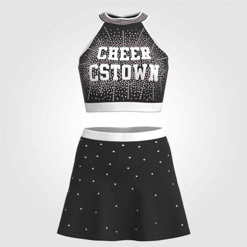 modest purple cheerleader costumes for 7 year olds black 2