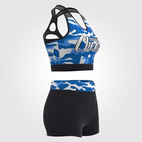 design your own practice cheer outfits for dance blue 5