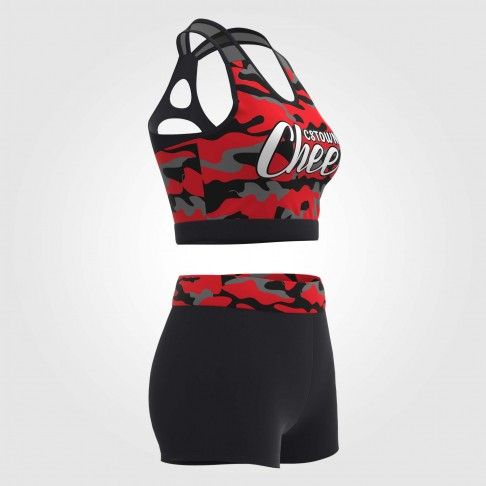 design your own practice cheer outfits for dance red 5