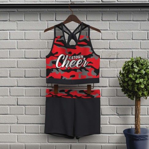 design your own practice cheer outfits for dance red 0