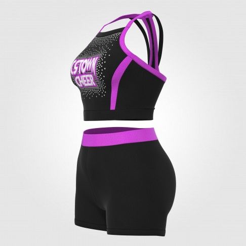 adult green plus size cheerleader costume pink 4