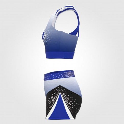 women blue cheerleading leotards blue 3