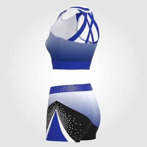 women blue cheerleading leotards blue 5