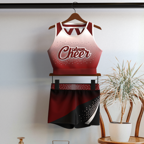 women blue cheerleading leotards red 0