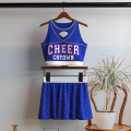 youth pink crop top all star cheer uniforms blue