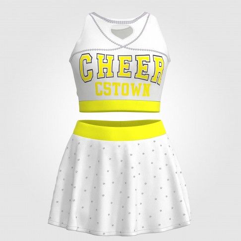youth pink crop top all star cheer uniforms white 2