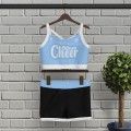 online wholesale cheer practice wear light blue