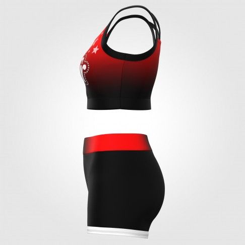 online wholesale cheer practice wear red 4