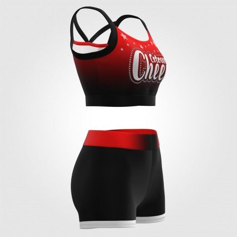 online wholesale cheer practice wear red 5