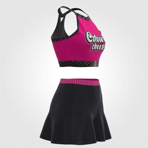 youth cheerleading practice team uniform black 5