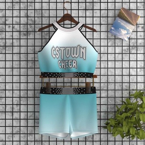 all star cheer practice clothes cyan 0