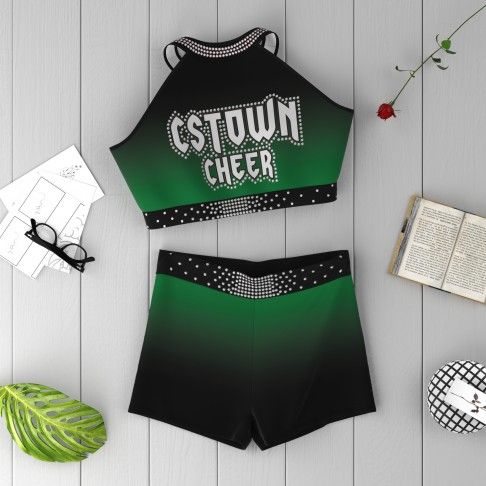 all star cheer practice clothes green 1