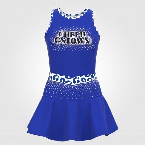 black and white cheerleading practice outfits blue 2