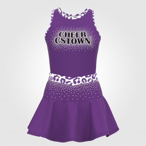 black and white cheerleading practice outfits purple 2