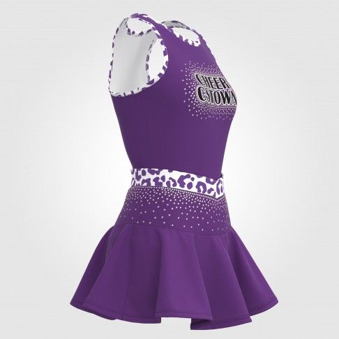 black and white cheerleading practice outfits purple 5