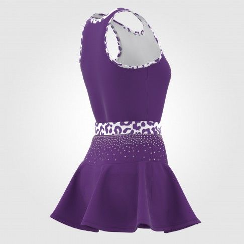 black and white cheerleading practice outfits purple 6