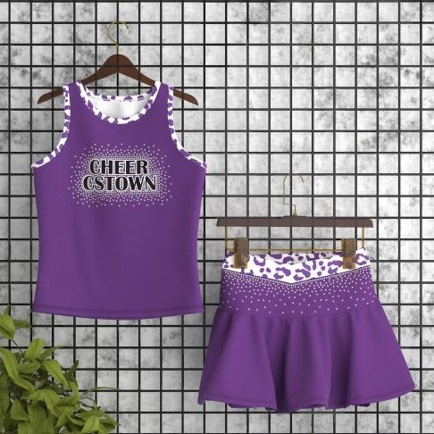 black and white cheerleading practice outfits purple 0