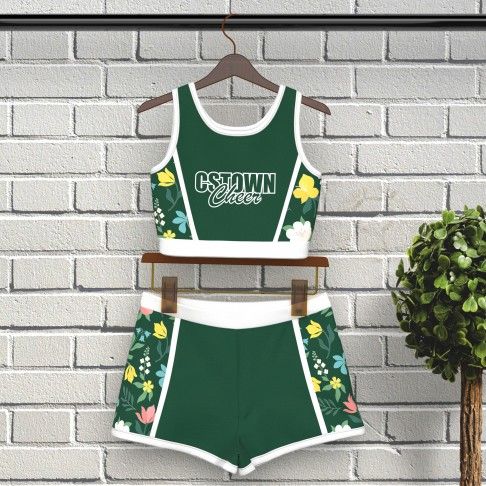 green and white drill team dance uniforms green 0
