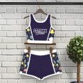 green and white drill team dance uniforms purple