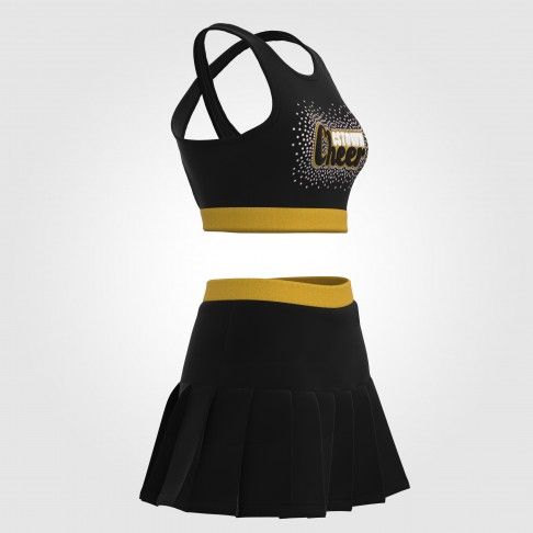 pink cute cheer outfits for practice black 5