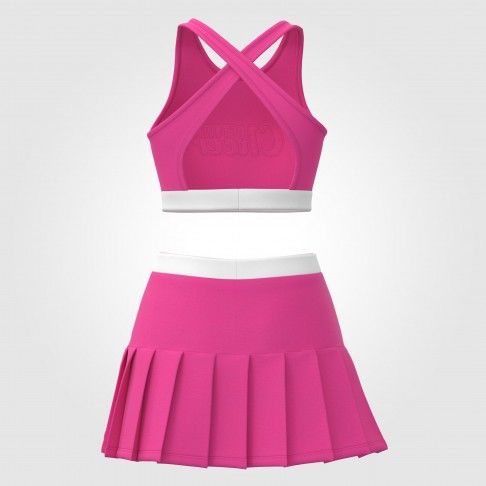 pink cute cheer outfits for practice pink 3
