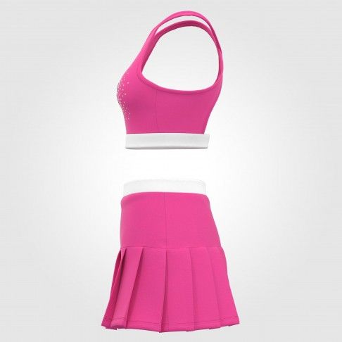 pink cute cheer outfits for practice pink 4