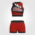 wholesale cheer practice uniforms red