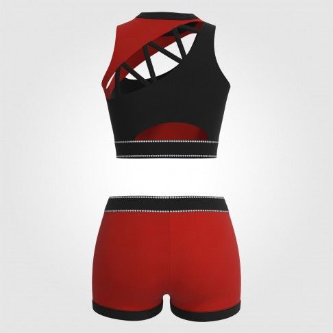 wholesale cheer practice uniforms red 1