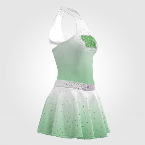 cheer athletics team uniform green 3