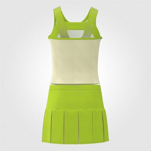make your own blank cheer practice uniforms green 1