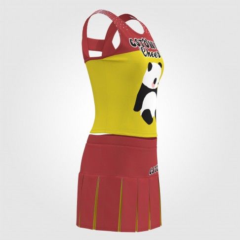 make your own blank cheer practice uniforms red 3
