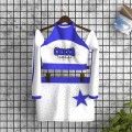 cute cheerleading practice uniform blue