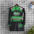 cute cheerleading practice uniform green