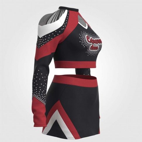 two piece red adult cheerleading costumes red 5