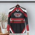 two piece red adult cheerleading costumes red
