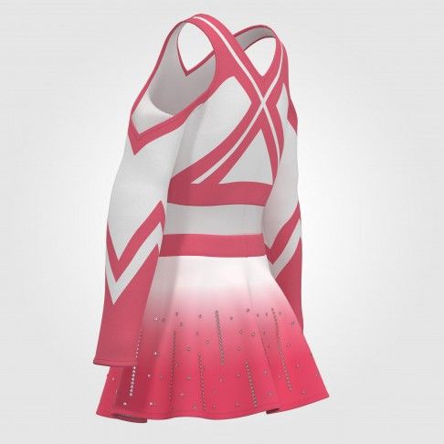 2 piece pink youth cheer outfit pink 6