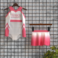 2 piece pink youth cheer outfit pink