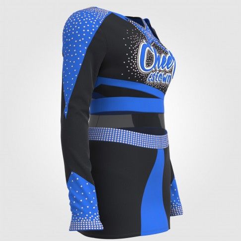 womens blue plus cheerleading uniforms blue 5