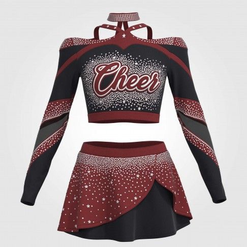 adult white vintage cheer uniform red 0