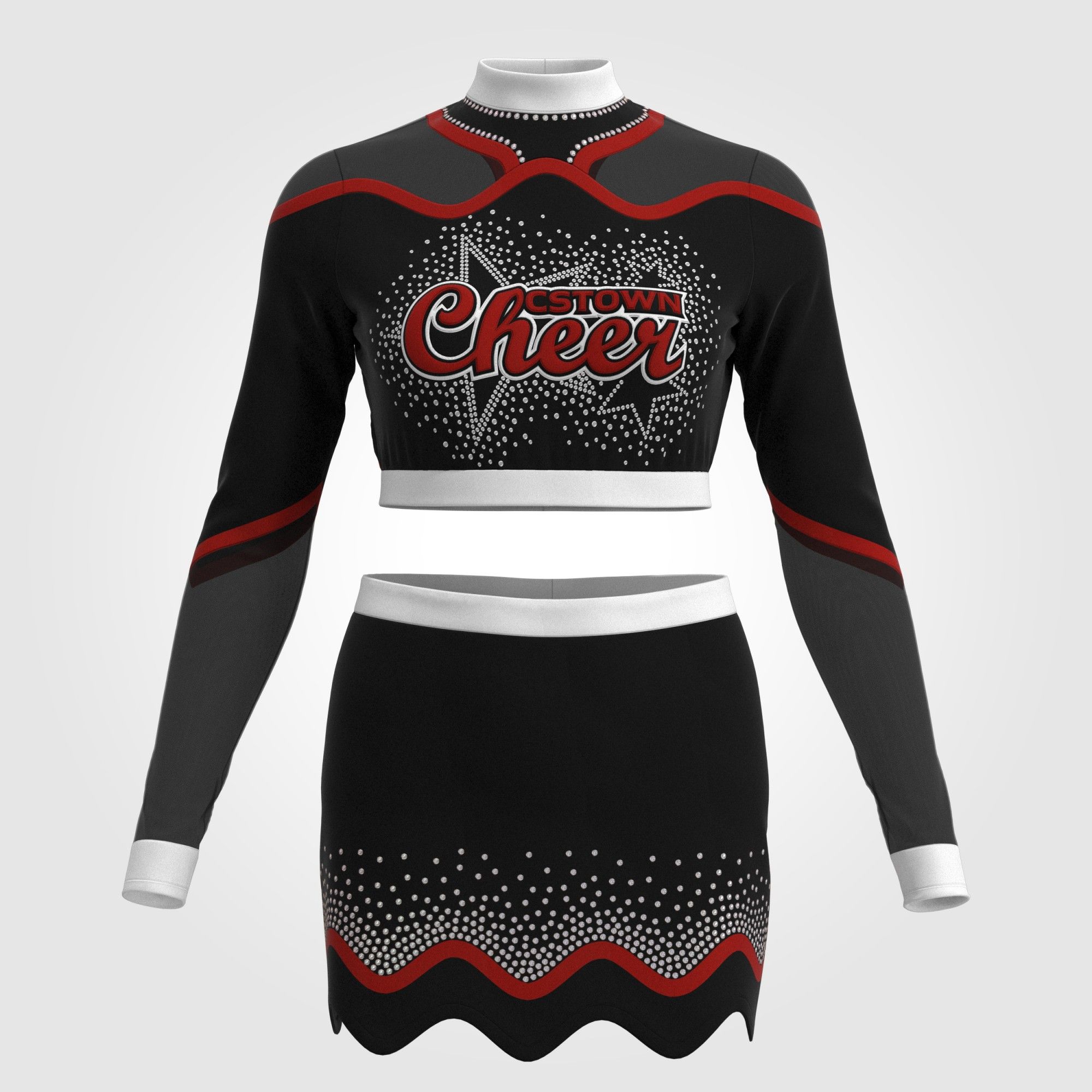 women red plus size cheerleader outfit