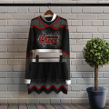 women red plus size cheerleader outfit black
