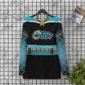 youth green vintage cheerleader costume black