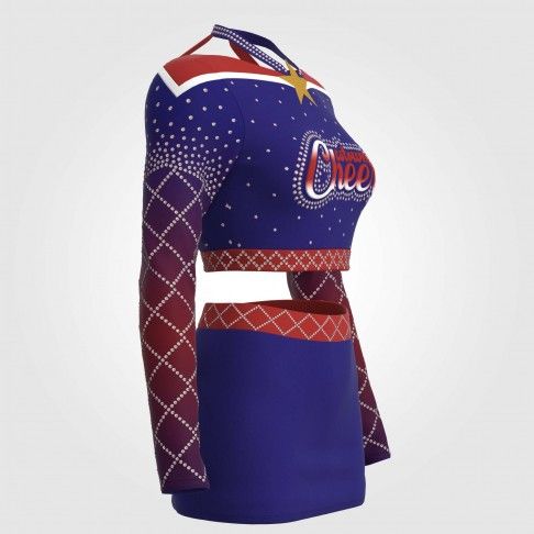 youth green vintage cheerleader costume blue 5