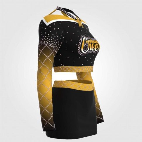 youth green vintage cheerleader costume yellow 5