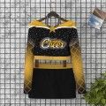 youth green vintage cheerleader costume yellow