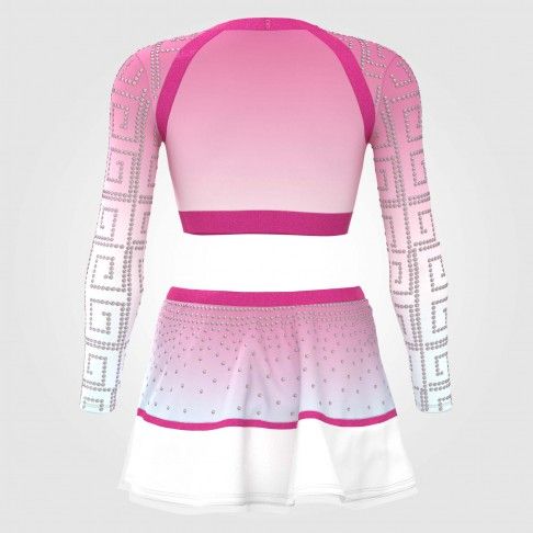 youth black and yellow cheerleader costume pink 3