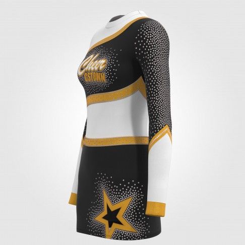 blue and yellow cheerleader long sleeve costume for 8 year olds gold 5