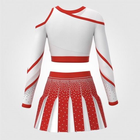 blue cheer competitive outfit red 3